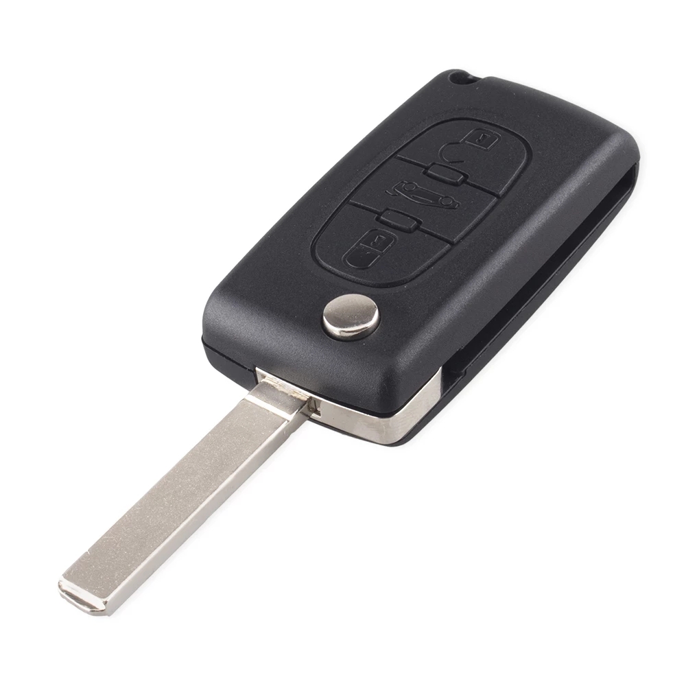 Дистанционный ключ чехол для Peugeot 207 307 308 407 607 807 для Citroen C2 C3 C4 C5 C6 Флип Складной Корпус для автомобильного ключа 2/3/4 кнопки