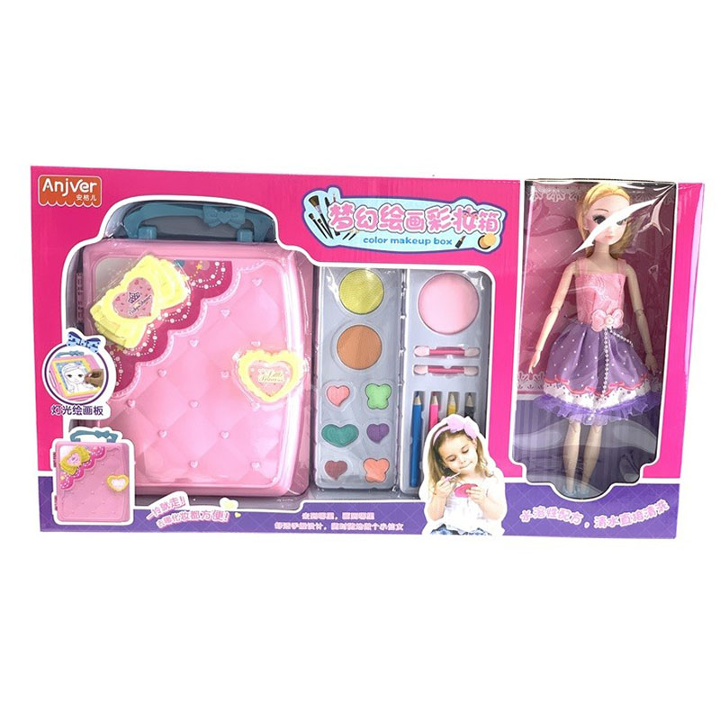 Kids Toys Simulation Cosmetics Set Pretend Makeup Toys Girls Play House Simulation Blinger Makeup Girls Play Bling Cosmetic Toy