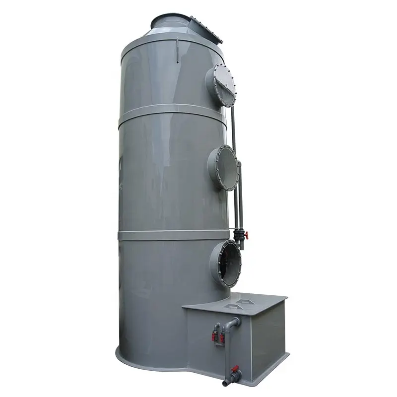 Acid Gas Industrial Gas Treatment Equipment- PP Waste Gas Scrubber