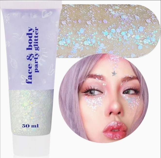 Beauty Cosmetics Holiday Makeup Mermaid Costume Body Glitter Hair Glitter Gel
