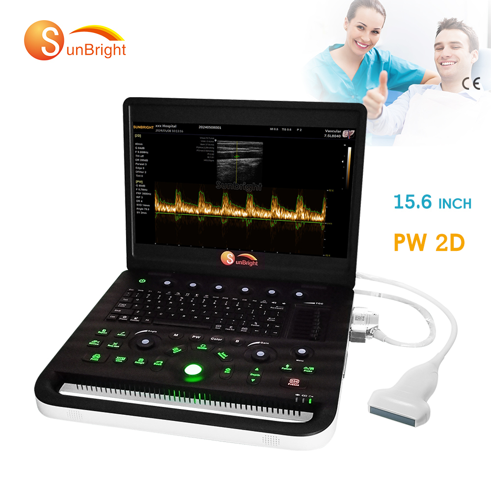 SUN-800C Medical Ultrasonic Instruments portatil PW 2D electric black and white ultrasound