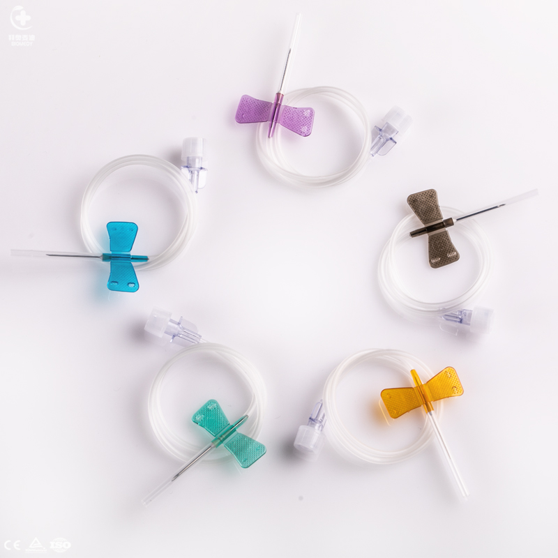 Transparent Tube Medical Scalp Needle With No Bubbles Remain