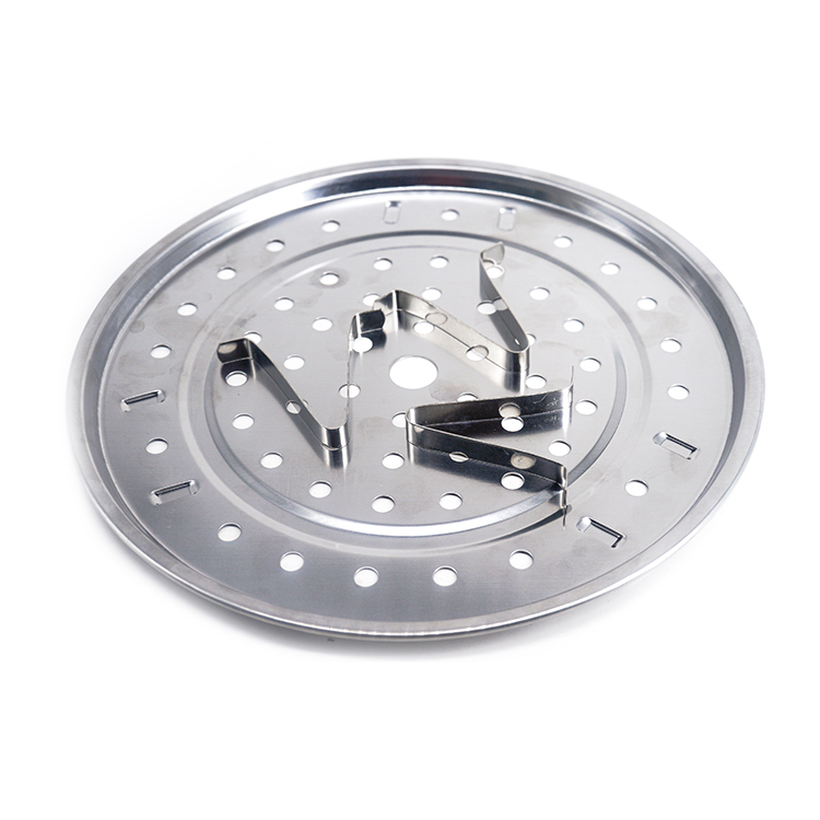Stainless Steel Kitchen Steaming Rack Thickened Steam Lattice With Hole