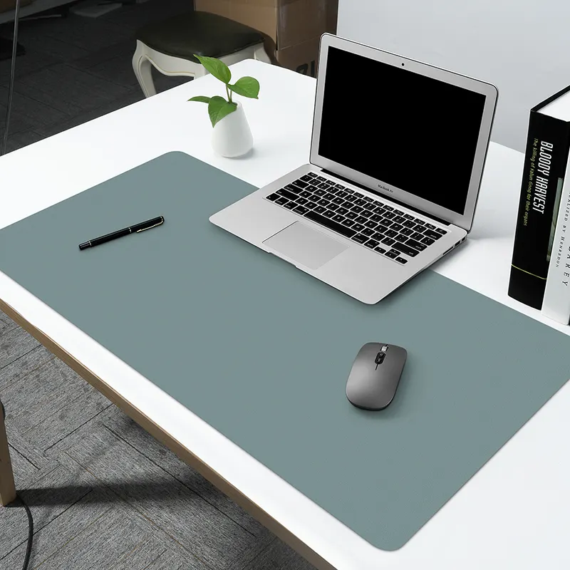 BUBM Custom Waterproof Large Leather Office Desk Mat Mouse Pad