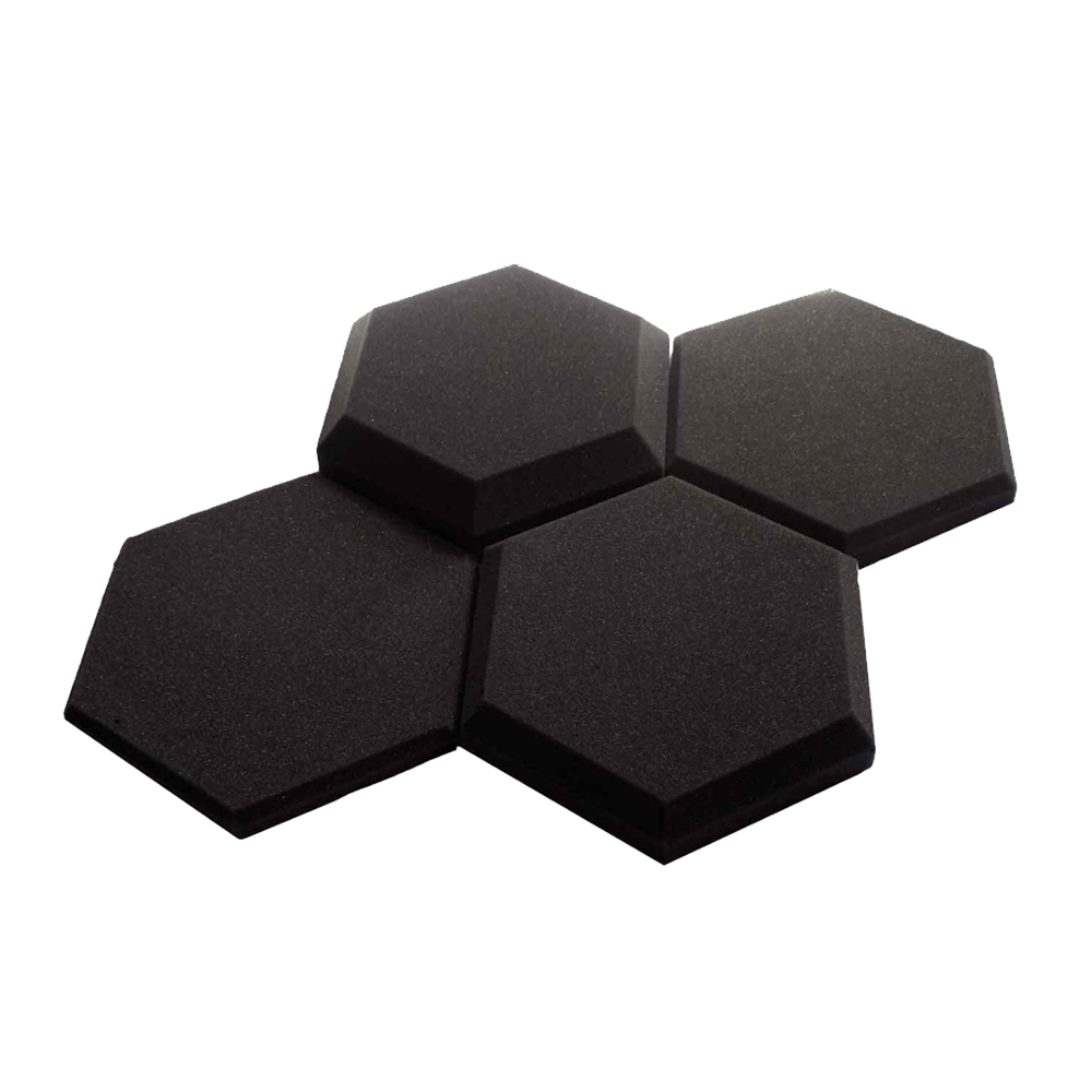 Hot Sale Cheap Sound Foam Acoustic Foam Panels 2 Inch Thick Hexagon Shape