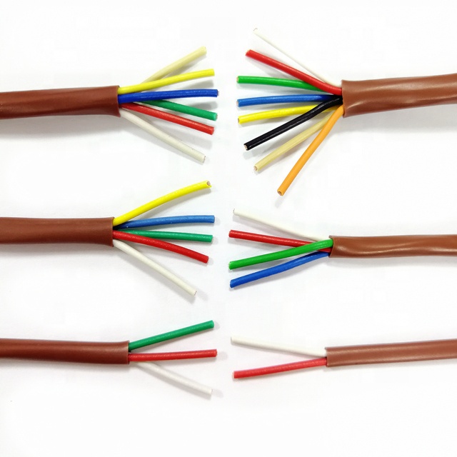 TIANJIE-4c 18awg однотонный медный проводник, коричневый пвх термостат кабель для системы отопления