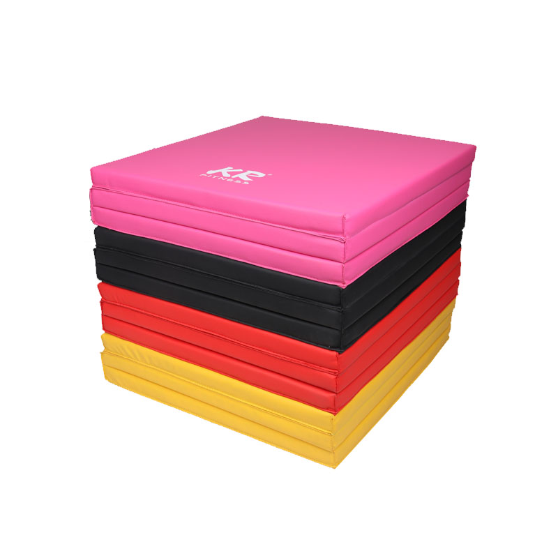 Tri-fold gym mat High Density home fitness gym mat Gymnastics Tumbling exercise foldable gym mat for body exercise