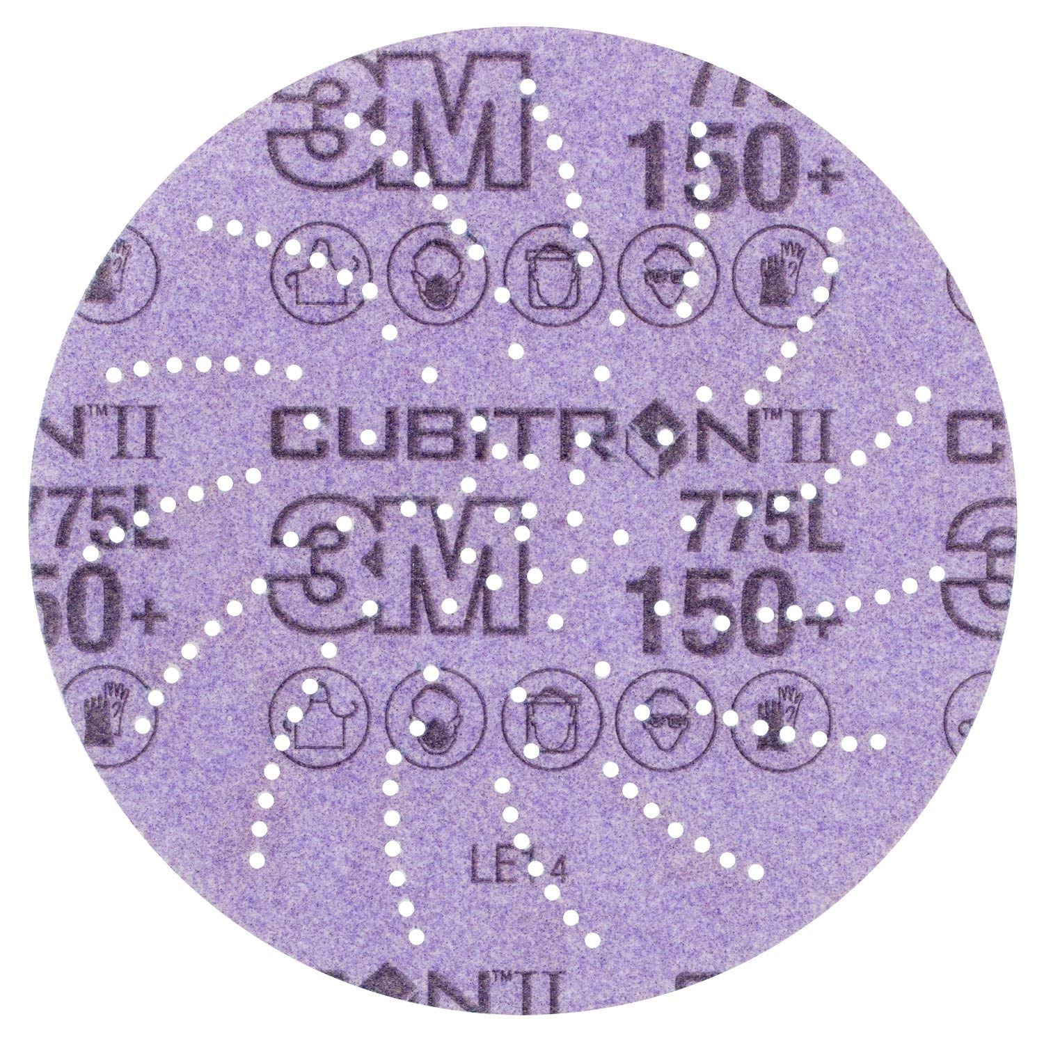 Cubitro II Hookit Clean Sanding Film Disc 775L, 5 in 80+ Ceramic Sandpaper Sanding Disc