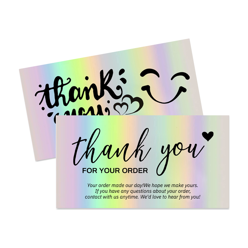 Thank You Cards In Stock After-Sales Service Message Custom Thank You Card For Buisness