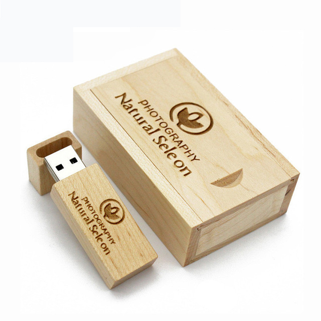 Фотография Пользовательский логотип деревянный USB флэш-накопитель для школы больницы аптека правительство Банк Продвижение