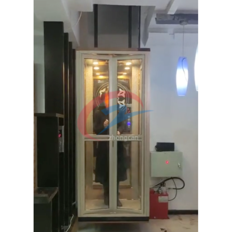 250 кг 300 кг 400 кг домашний Лифт небольшой жилой Лифт гидравлический мини внешний пассажирский лифт для виллы дом Лифт
