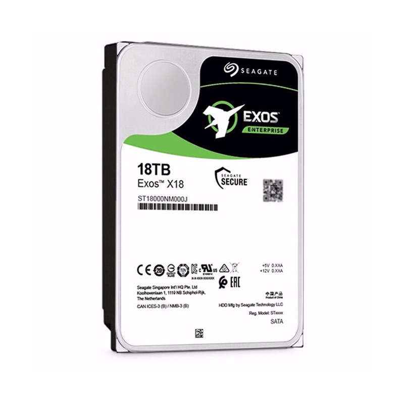 Новый жесткий диск seлюбые 18 ТБ HDD Exos X18 ST18000NM000J 7200 об/мин SATA 6 Гб/с 256 МБ кэш 3,5 дюйма 18T Enterprise Server PC, жесткий диск