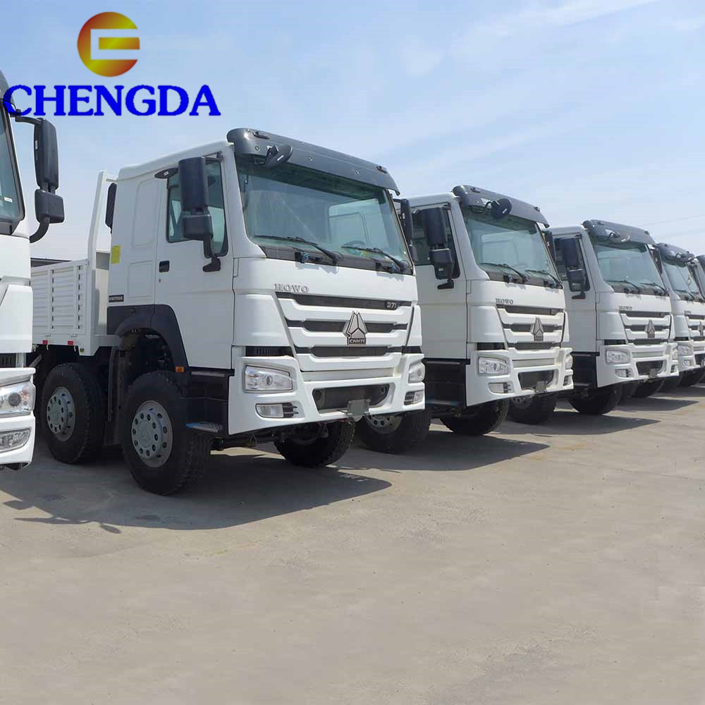 Hot product Sinotruk 371hp HOWO 8X4 12 Wheeler cargo truck trailer flat bed truck with Competitive price