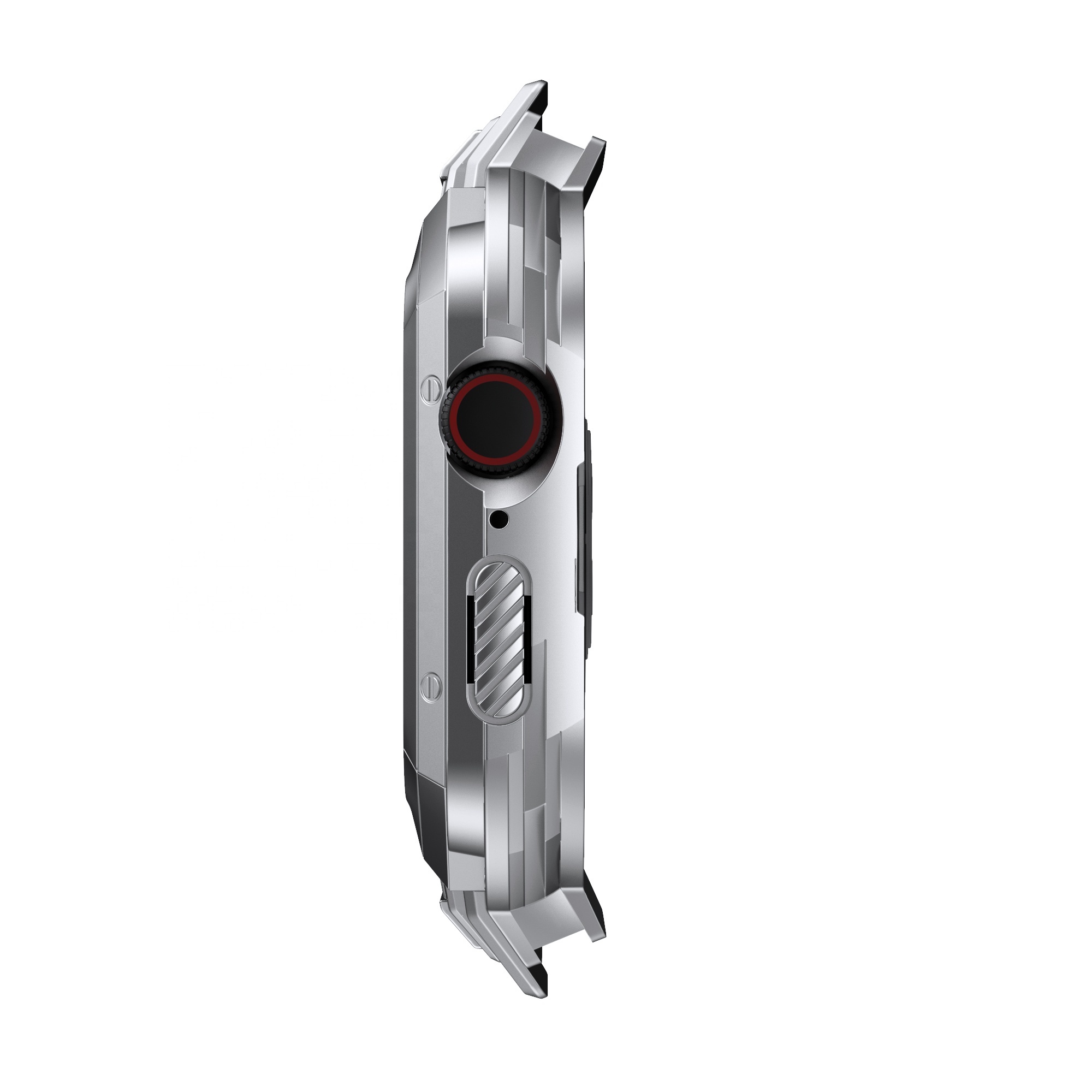 Customized spaceship stainless steel watch case for apple watch series 7 Suitable for 41mm 45mm