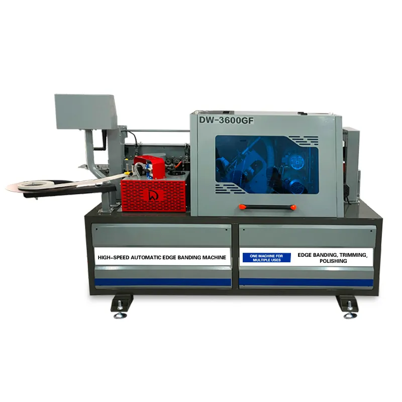 DW3600 High-speed automatic edge banding machine double-sided trimming polishing pre-milling high-quality multi-functional