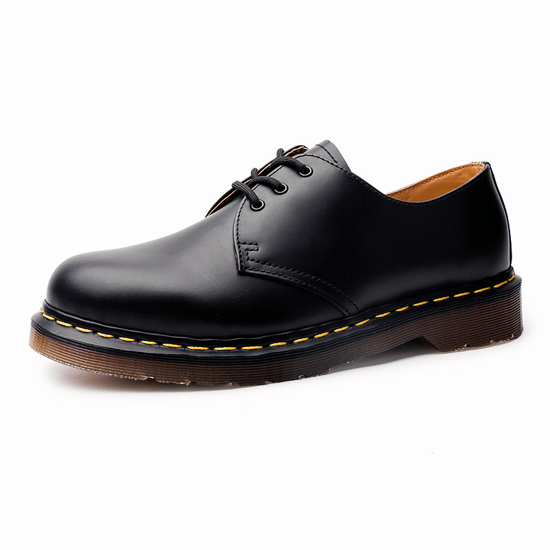 Original Low Cut Mens Womens Dr 1461 Nappa 8 eyes Soft Leather Martens Boots