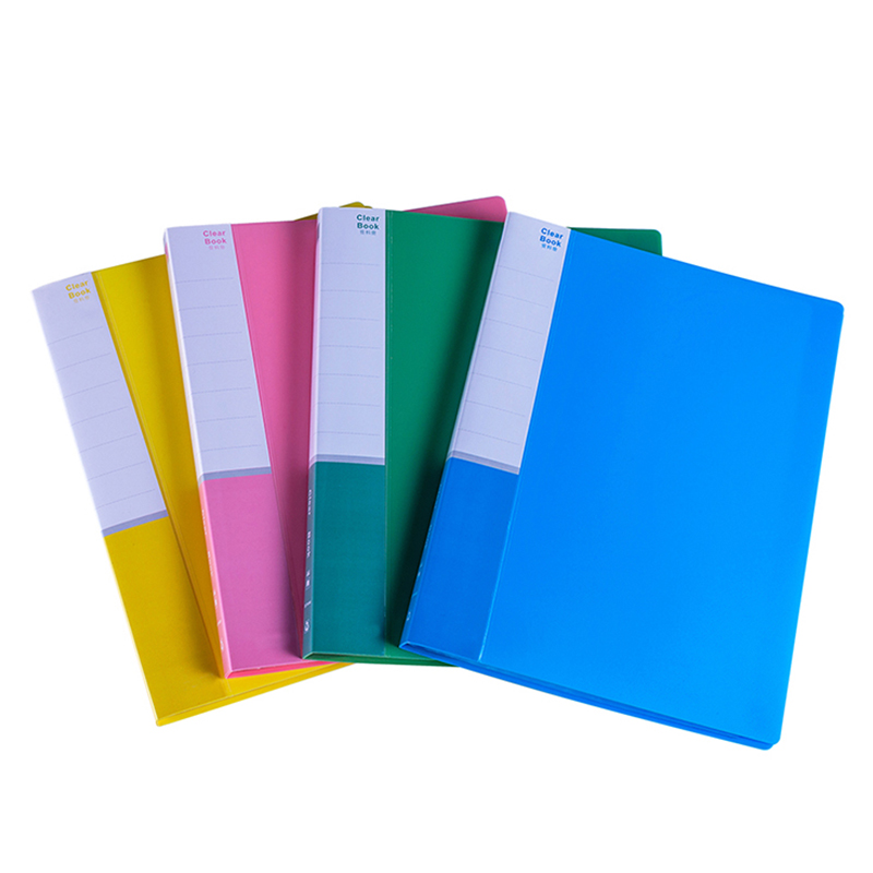 Factory wholesale A4 Transparent Information Booklet A4 Folder Archive Folder