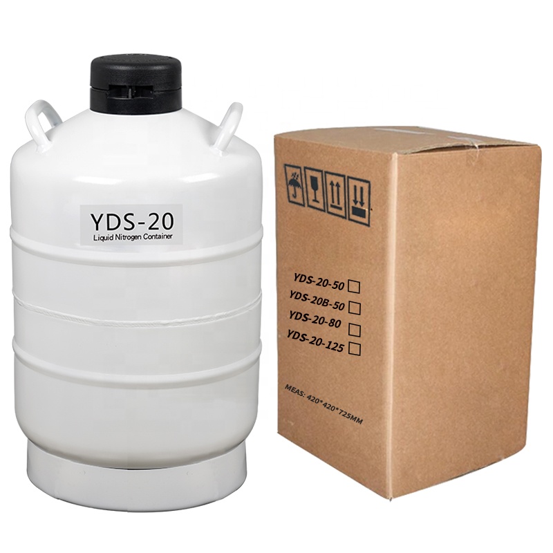 cow sperm cryogenic liquid storage iso tank vacuum containers price liquid nitrogen canister yds20