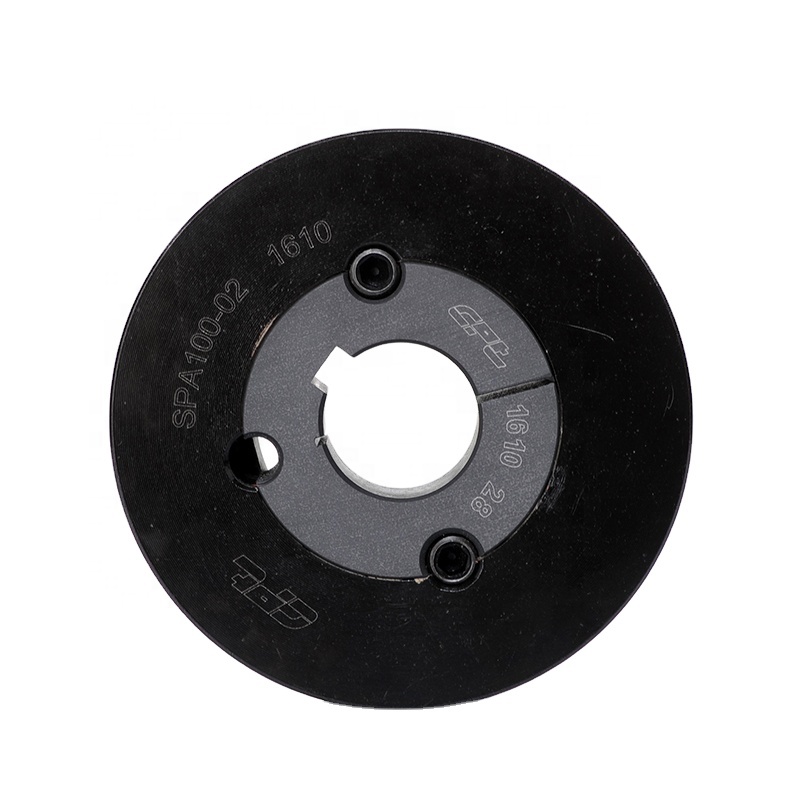 CPT SPA100-02-1610, SPA V-Belt Pulley, 2 Grooves, 105.5mm OD with 1610 TB