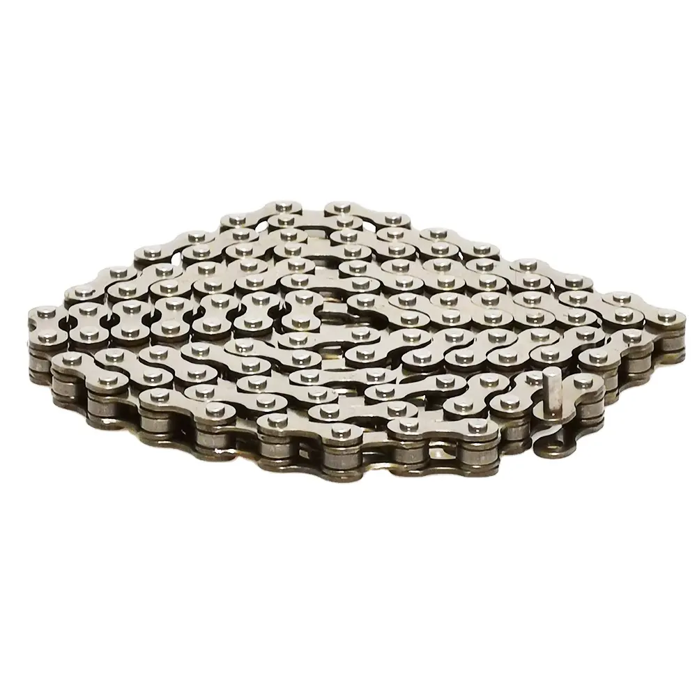 Single Speed Brown 114 Links Chain Fits Most Of Adult Bicycle Ultra Light And High Quality Mountain Bike Chain