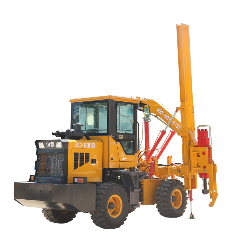 Guardrail Installing Machine Hydraulic Highway Guardrail Pile Driver Pile Driving Machine