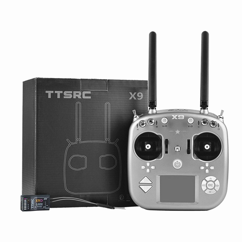 2,4G 9-канальный TTSRC-X9 передатчик с X9D приемник с неподвижным крылом Дрон 2,4G пульт дистанционного управления для радиоуправляемого квадрокоптера Дрон
