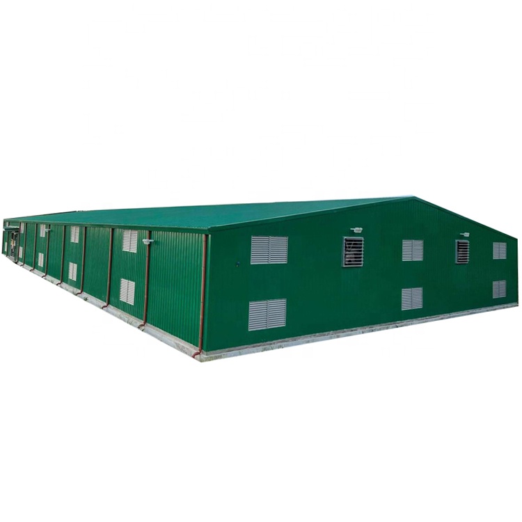 prefab hangar steel structure warehouse building