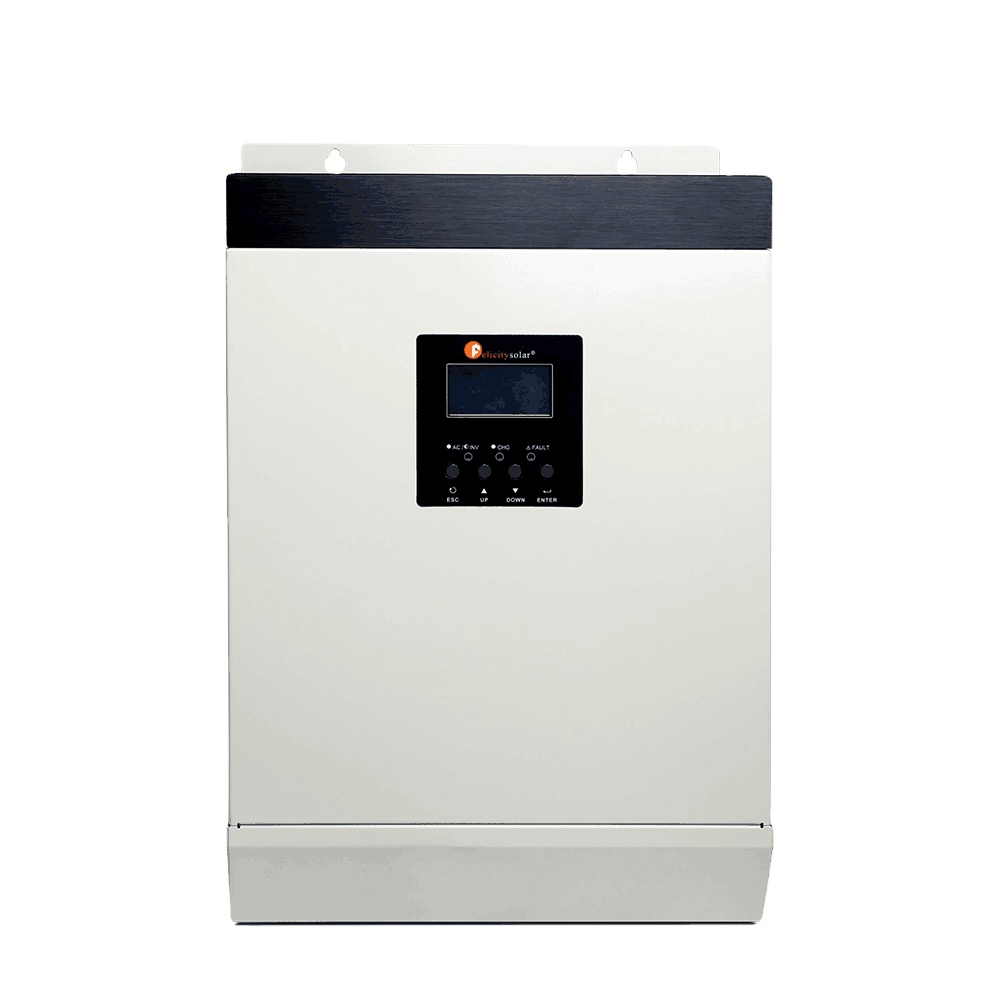 Прямая продажа с фабрики 3KVA со слежением за максимальной точкой мощности инвертор с чистым синусом Гибридный Инвертор солнечной энергии встроенный 60A со слежением за максимальной точкой мощности, Солнечный контроллер заряда