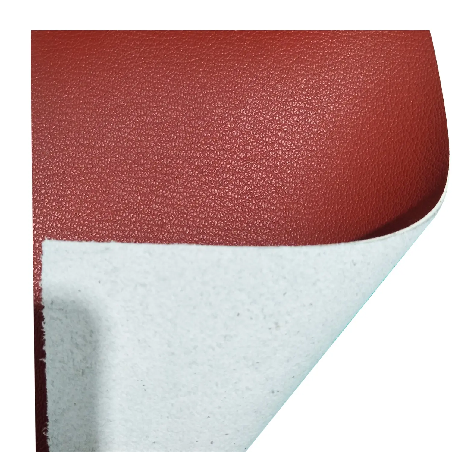 Animal Skin 1.4mm Real Fancy Synthetic Faux Genuine Red Litchi Grain Bag Leather