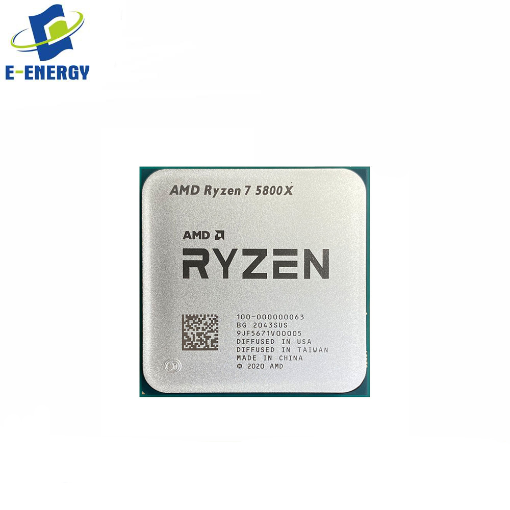 Настольный процессор AMD 7 5800X 8 Core 3,8 ГГц разъем AM4 105 Вт