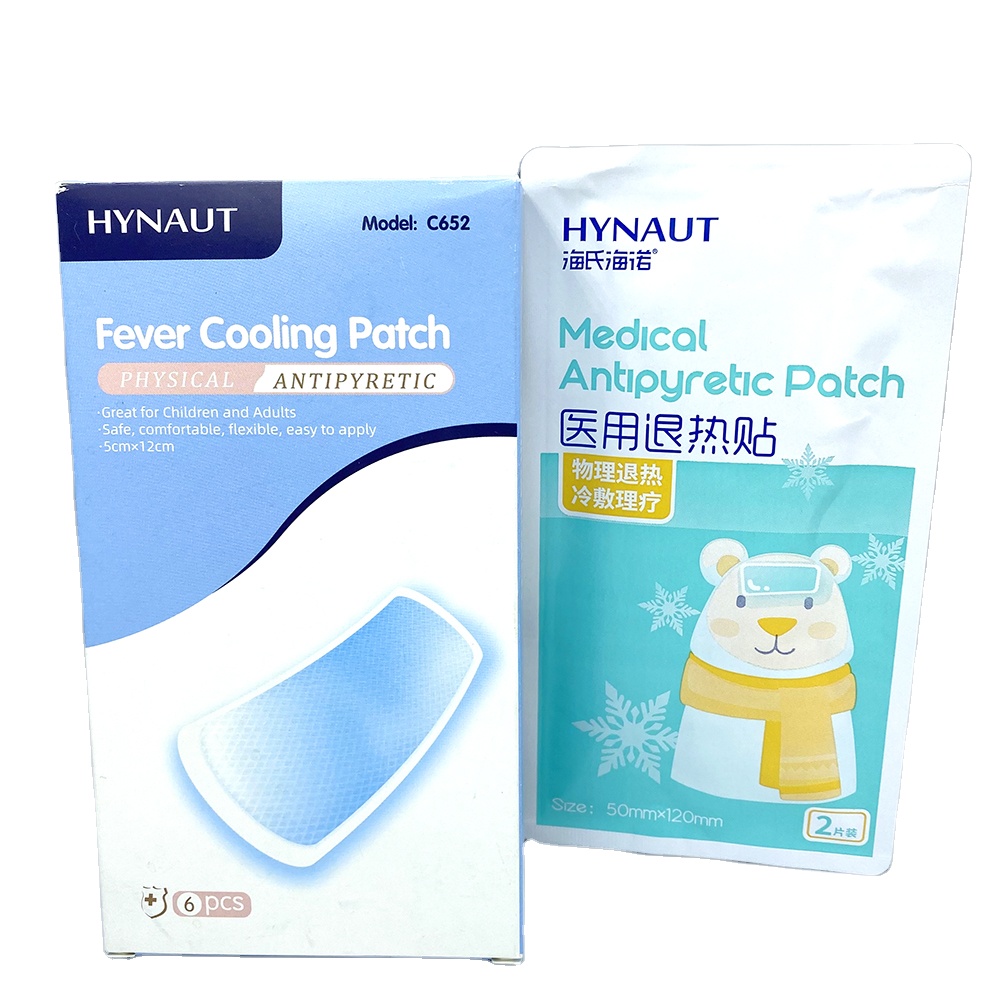 Heat Relieve Fever Cooling Gel Patch Headache Plaster