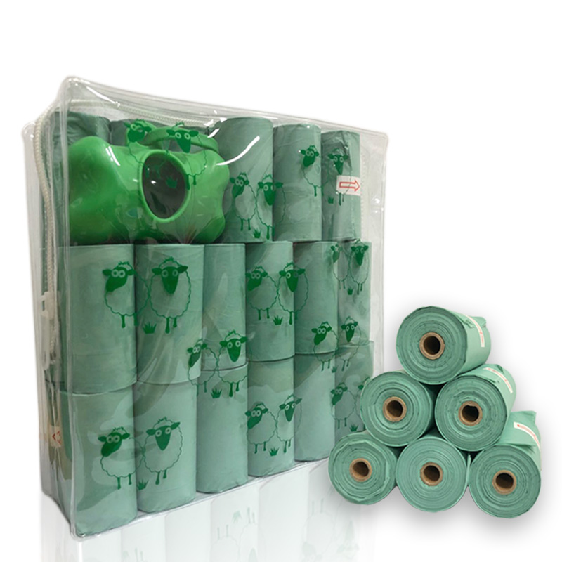 High Quality & Best Price dog waste poop bags biodegradable pet earth friendly poop bags with dispenser