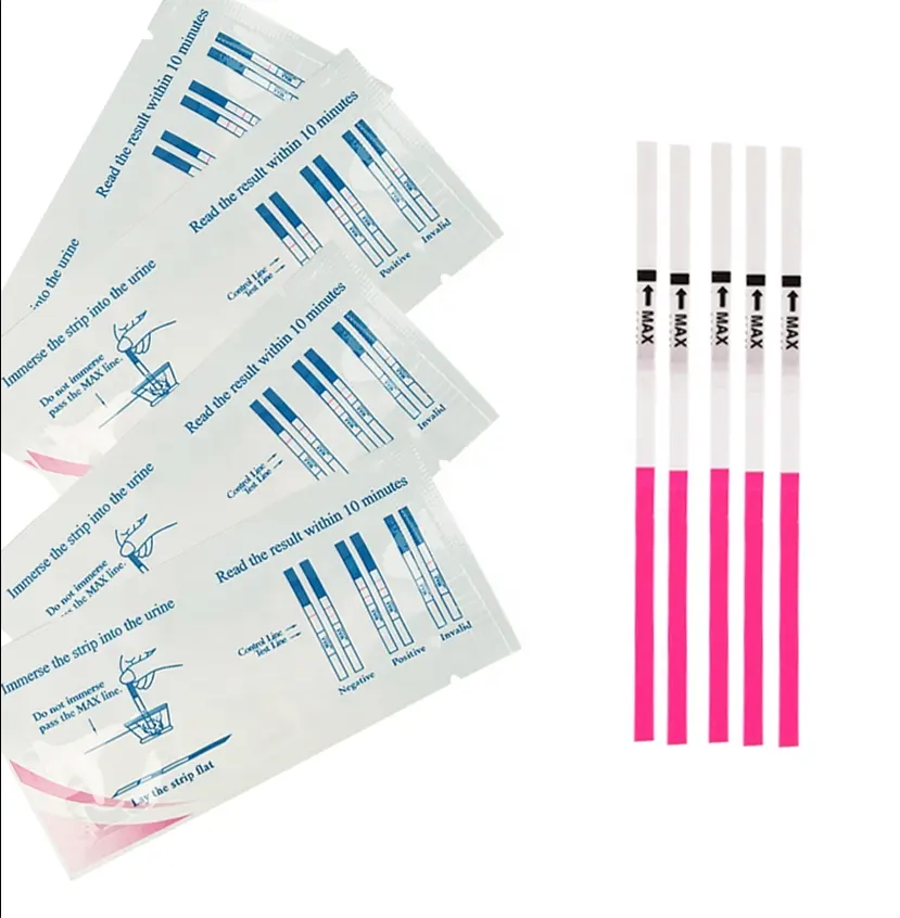 One Step High Sensitive Fertility Test Strip LH Ovulation Urine Serum Rapid Test kit