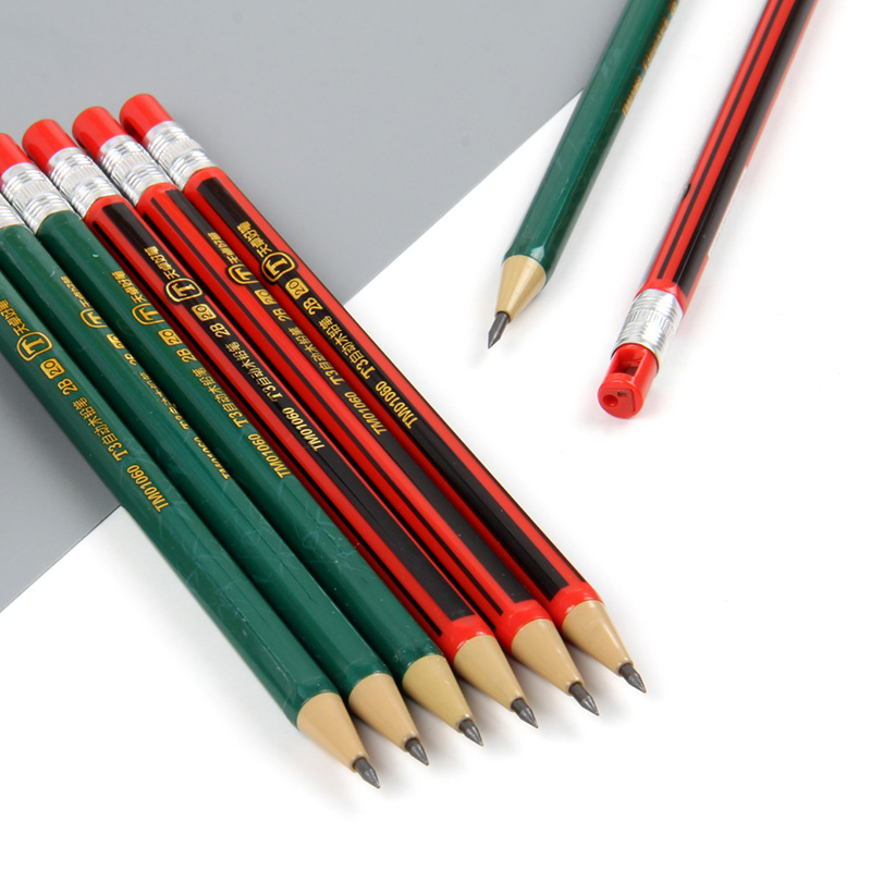 T3 Wood 2B Hexagonal Rotring Mechanical Pencil 2.0MM Pencil Lead With Pencil Sharpener