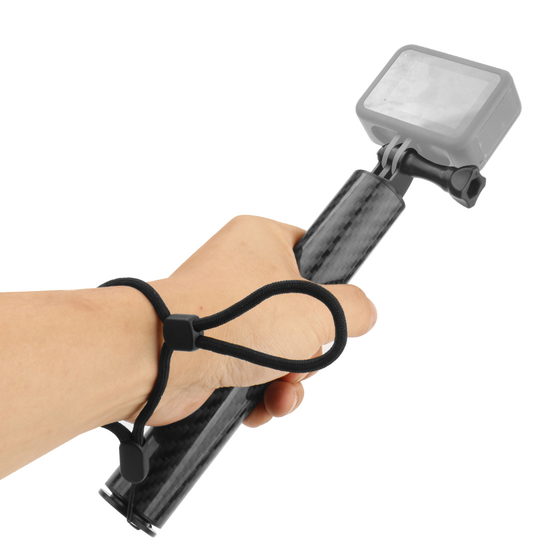 Carbon Fiber Extension Pole Selfie Stick For GoPro 9 8 Camera Stabalizer Arm For GoproMax Insta360 ONE R EKEN For Osmo