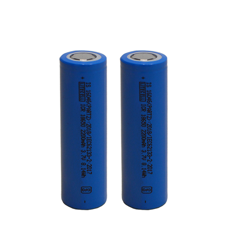 3,7 V 2200mAh 18650 перезаряжаемая литиевая батарея высокого качества cell 3,7 V 2200mAh