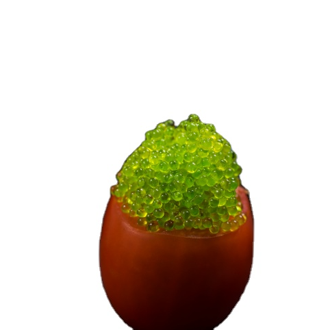 Flying Fish Roe замороженная Черная икра желтая сумка зеленое количество оранжевый OEM коробка Кошерный стиль упаковка для хранения ISO