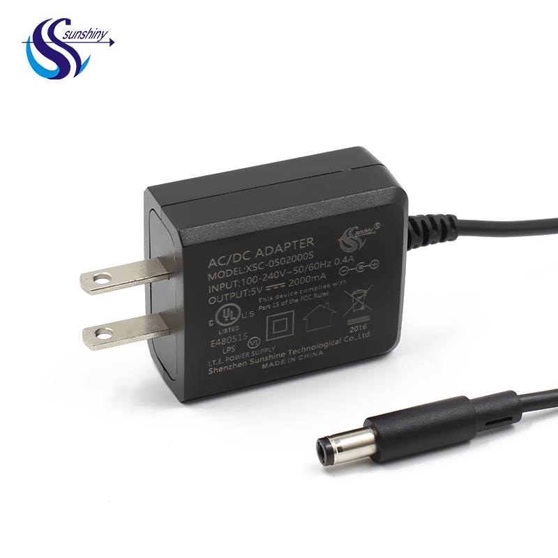 UL FCC US plug 150ma 250ma 700ma 1500ma 3v 5v 0.5a 1a 2a 2.1a 2.4a ac dc power adapter