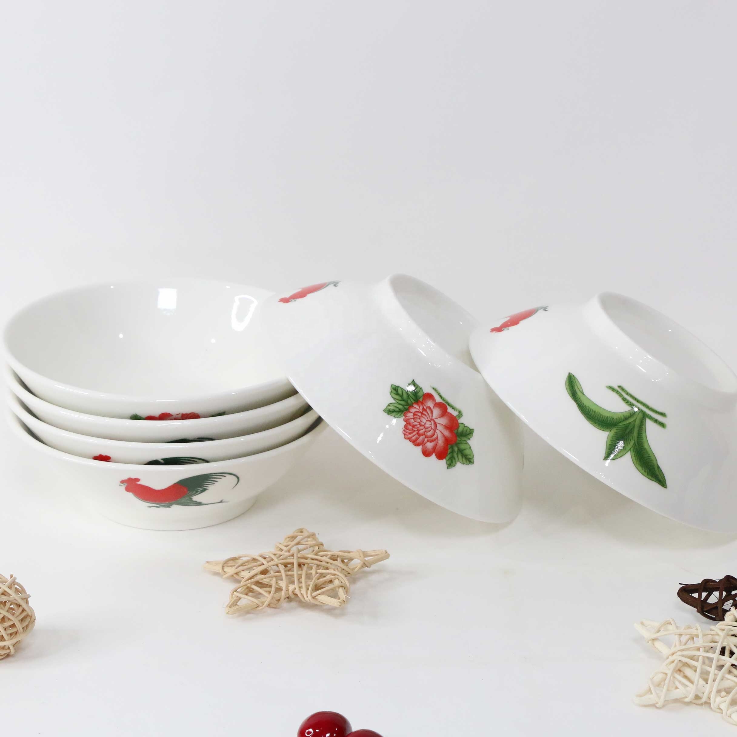Оптовая продажа, керамическая фарфоровая куриная чаша, Салатница, 6,25 керамическая, Индонезия, Таиланд