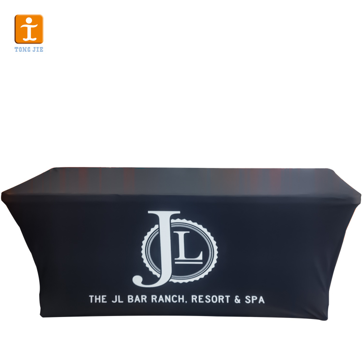 6ft spa dinning стрейч спандекс скатерть кровать черный, белый цвет обеденный пластик партии ужин Обложка для ресниц