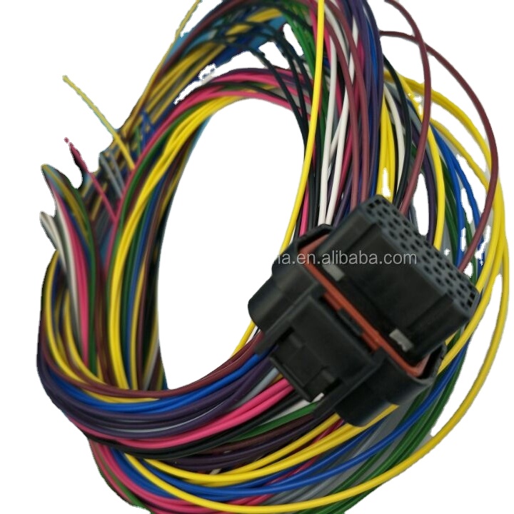 Высококачественный жгут проводов Motec/Haltech ECU 34 PIN Female DTA S60 И S80, соединитель жгута проводов с клеммой EM4/48