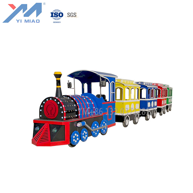 YImiao Factory Supplier electric train track amusement park train rides for sale