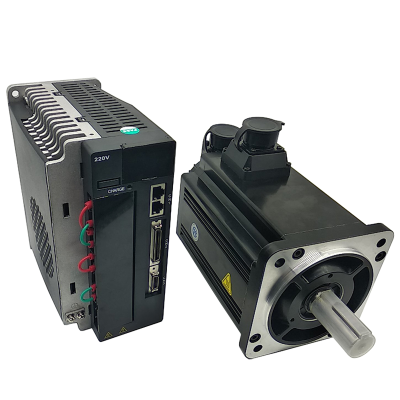 80mm 3000RPM 750W AC servo motor and servo driver