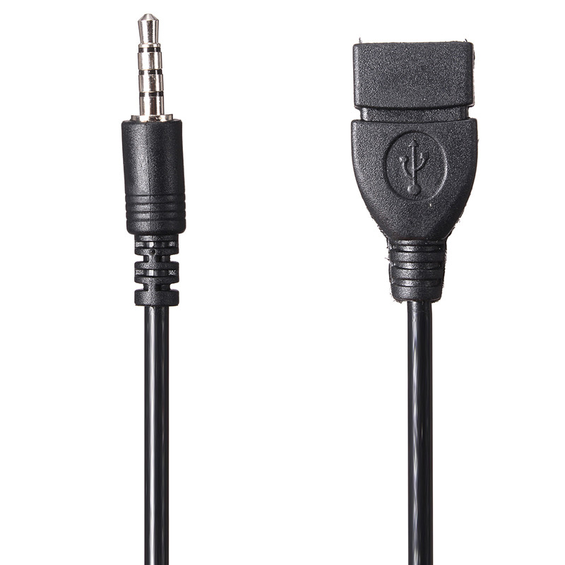 Переходник со штекера 3,5 мм на гнездо USB 2,0 Type A OTG