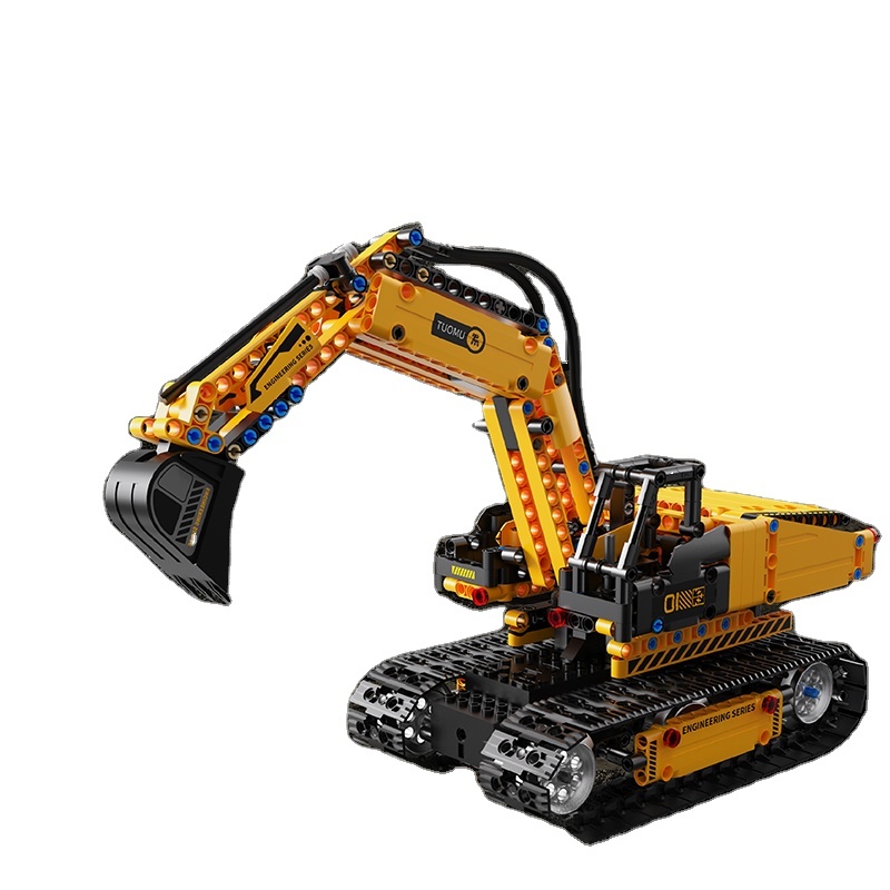 T2012 Programming Assemble Bricks Sets Engineering 5 in 1 Vehicle Building Blocks Construction Toys Gift