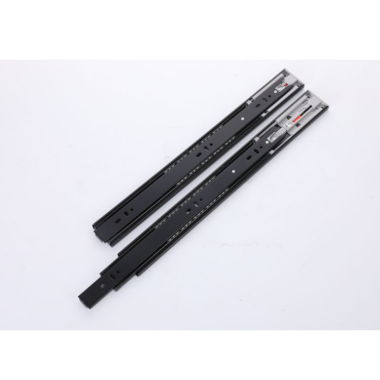 Manufacture Tracks Cabinet Concealed Hydraulic Push Open Drawer Slide For Furniture
