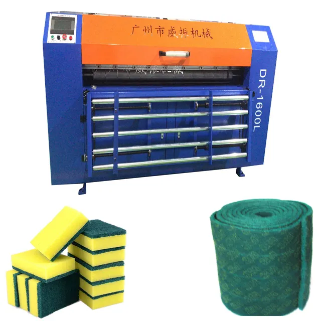 Scouring pad, abrasive pad Automatic horizontal and vertical cutting machine