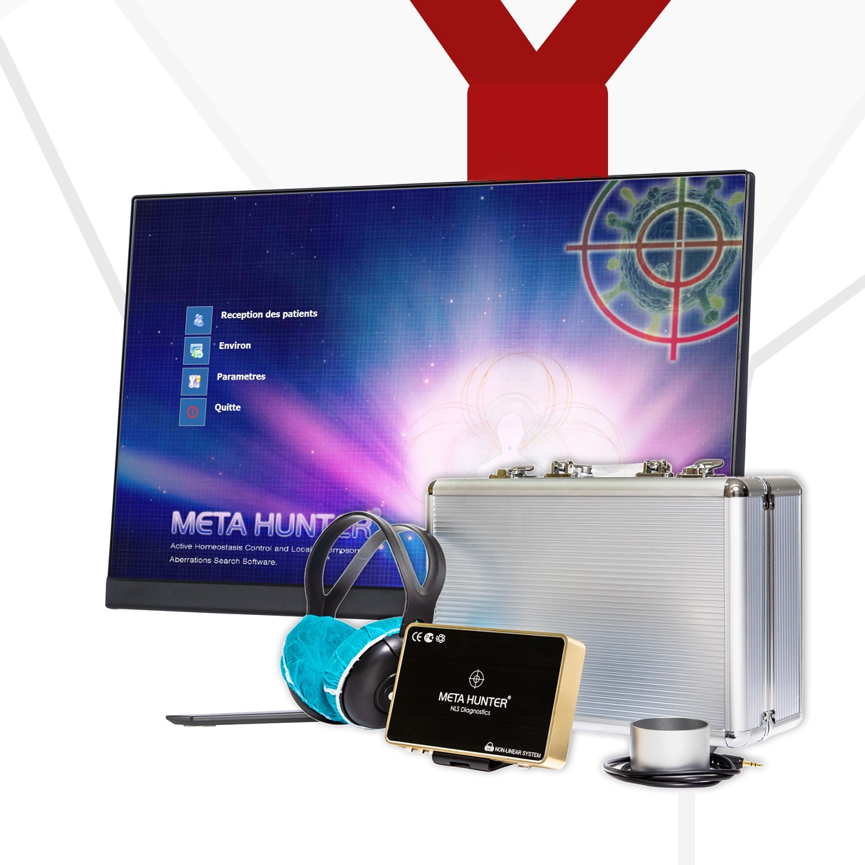 Медицинское сканирование/терапия/анализ товаров METATRON 4025 HUNTER с металлическим клиническим программным обеспечением