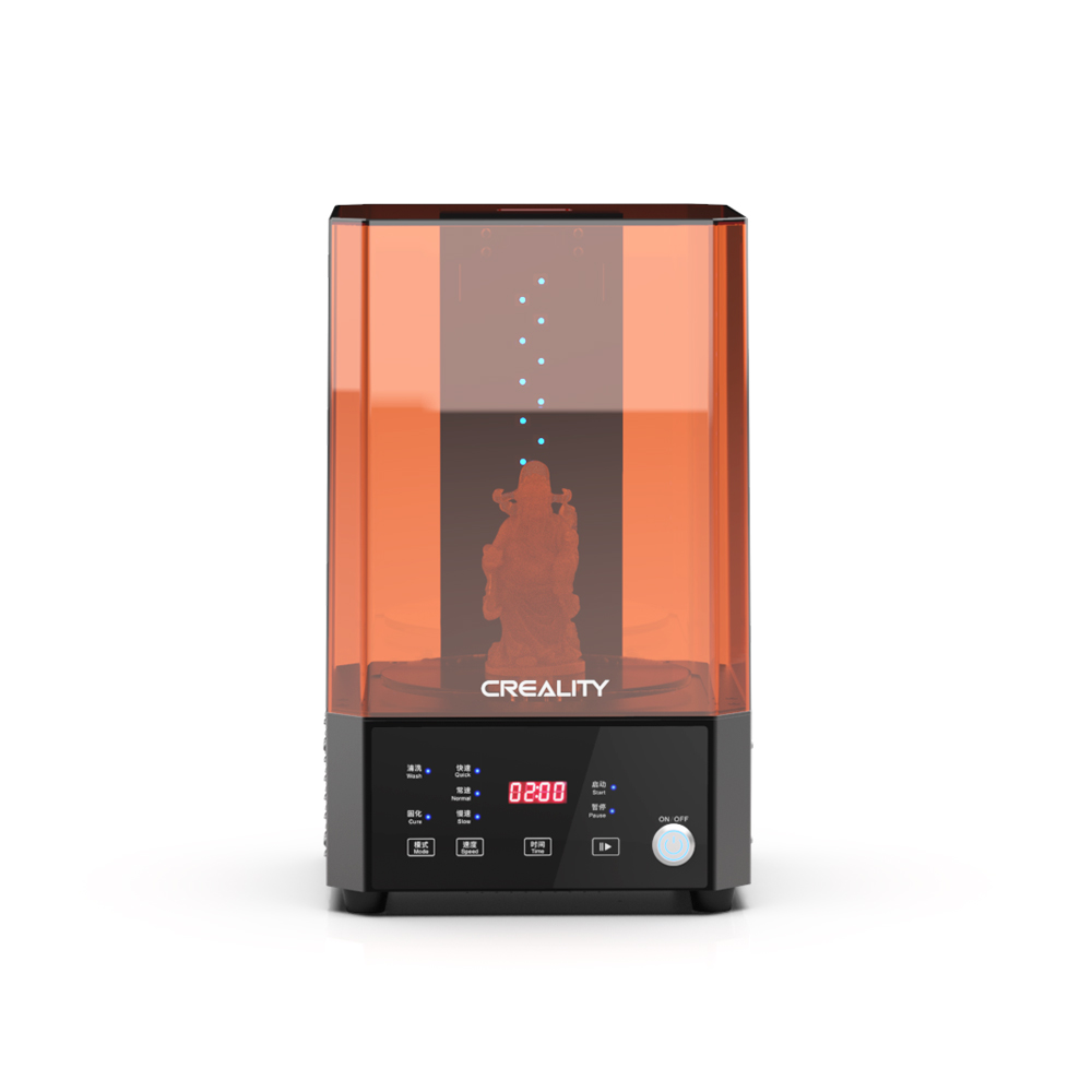 Creality UW-01 3D принтер для мытья, чтобы было удобнее лечить 2-в-1 экономически эффективным УФ 405nm Резина отверждающий машина