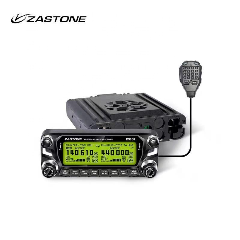 Новое поступление Zastone D9000 60 Вт Автомобильная рация 50 км двухдиапазонный U/V мобильный любительский радиопередатчик HF трансивер CB радиостанция